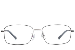 BS1924-0398_Black_Rectangular_Titanium_Glasses_front
