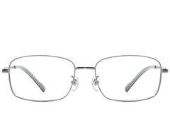 BS1924-0399_Grey_Rectangular_Titanium_Glasses_front