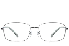 BS1924-0399_Grey_Rectangular_Titanium_Glasses_front