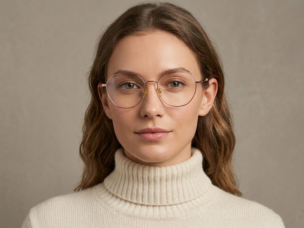 BS1924-0400_Pink_Oval_Titanium_Glasses-tryon_female