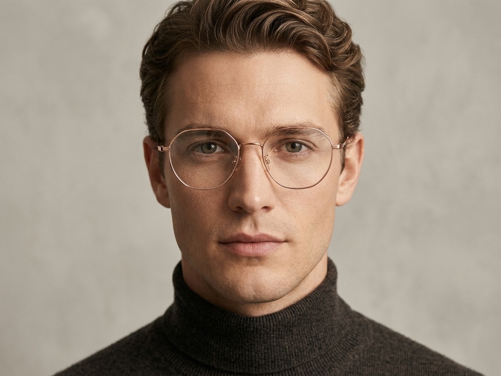 BS1924-0400_Pink_Oval_Titanium_Glasses-tryon_male