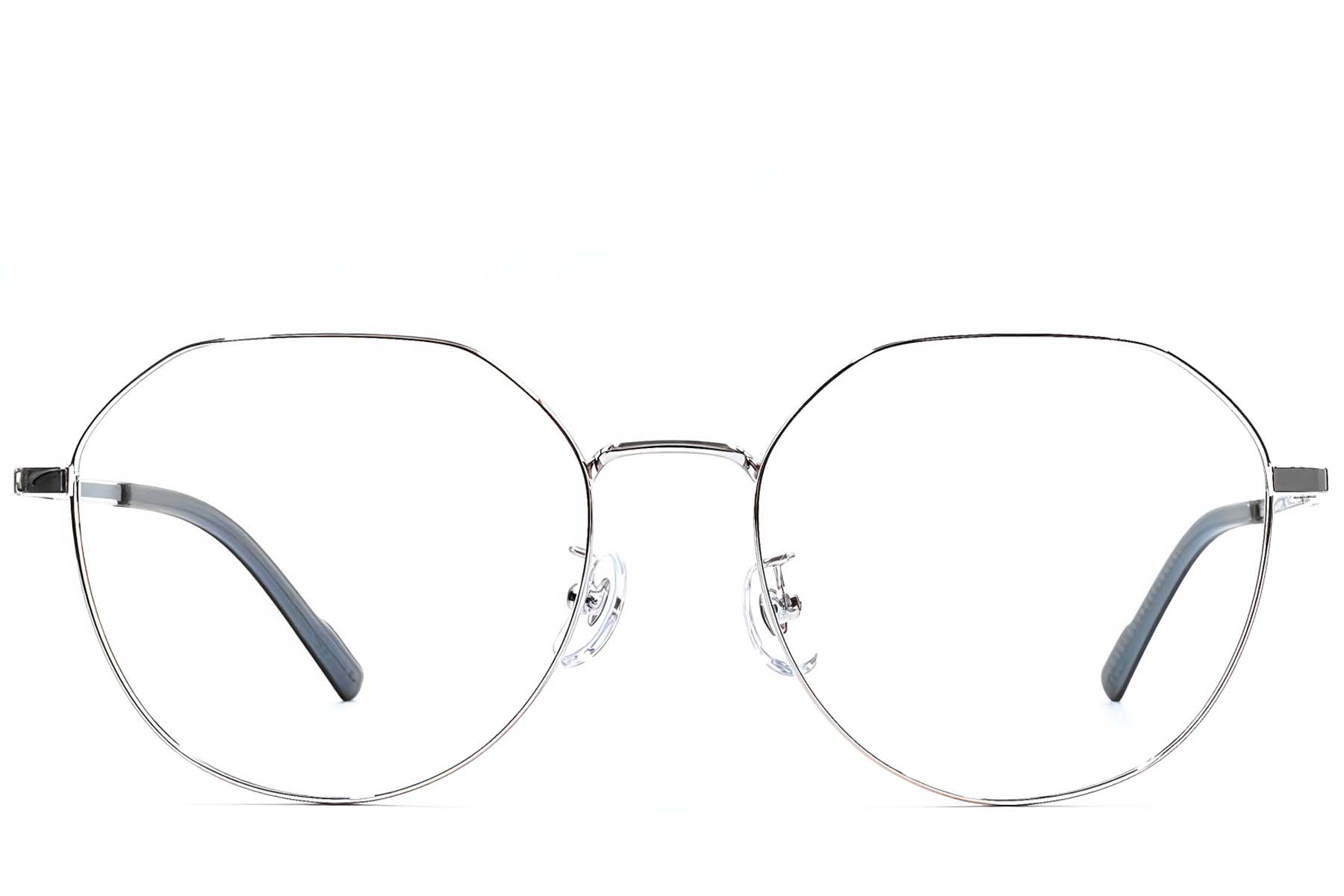 BS1924-0401_Silver_Oval_Titanium_Glasses_front