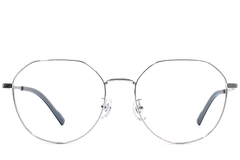 BS1924-0401_Silver_Oval_Titanium_Glasses_front