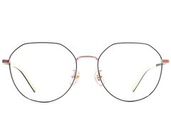BS1924-0403_Black_Oval_Titanium_Glasses_front