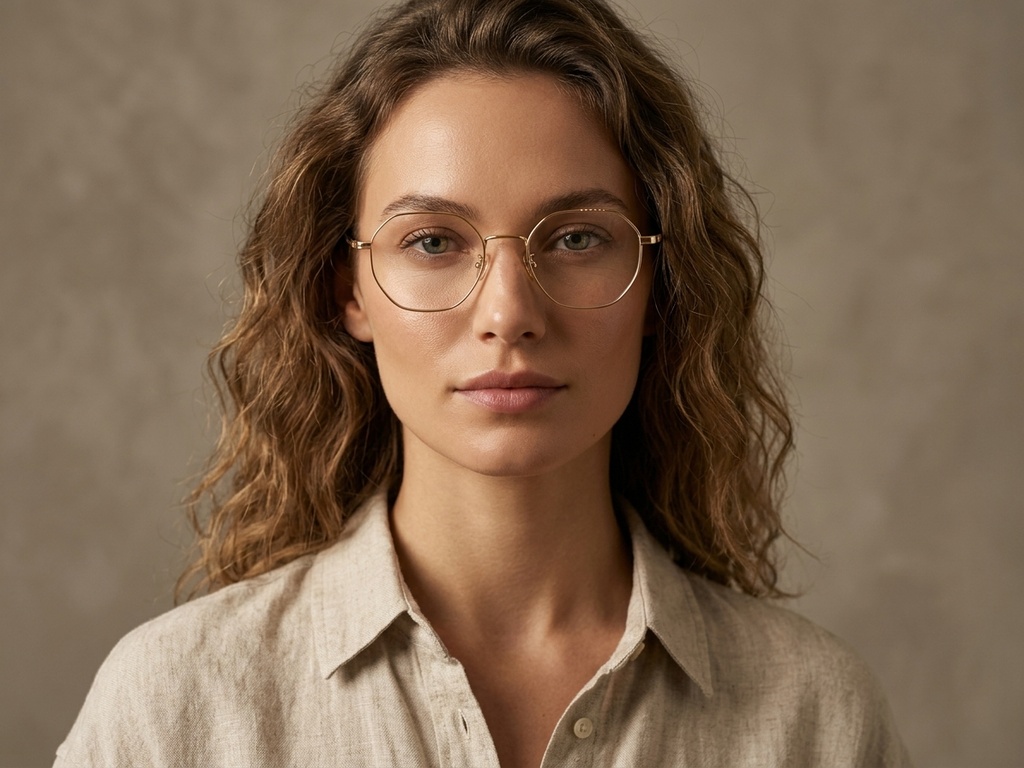 BS1924-0405_Golden_Oval_Titanium_Glasses-tryon_female