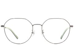 BS1924-0406_Grey_Oval_Titanium_Glasses_front