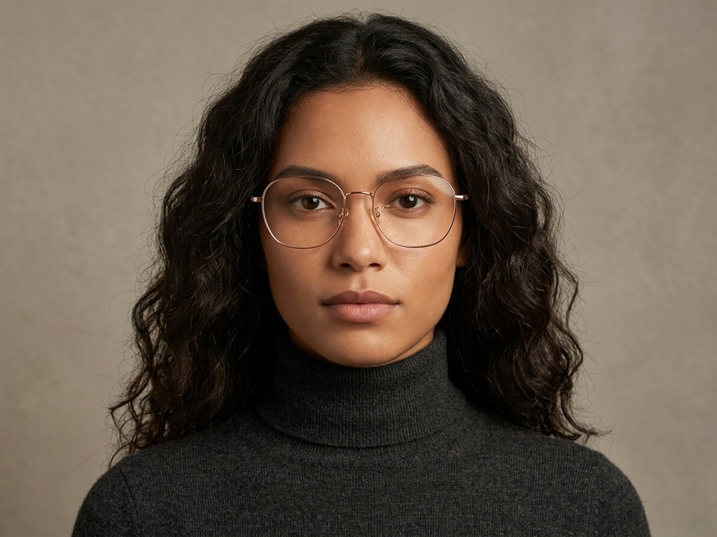 BS1924-0407_Pink_Oval_Titanium_Glasses-tryon_female