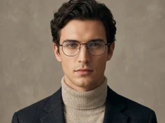 BS1924-0409_Black_Oval_Titanium_Glasses-tryon_male