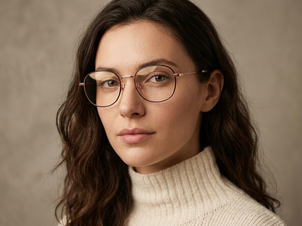 BS1924-0410_Black_Oval_Titanium_Glasses-tryon_female