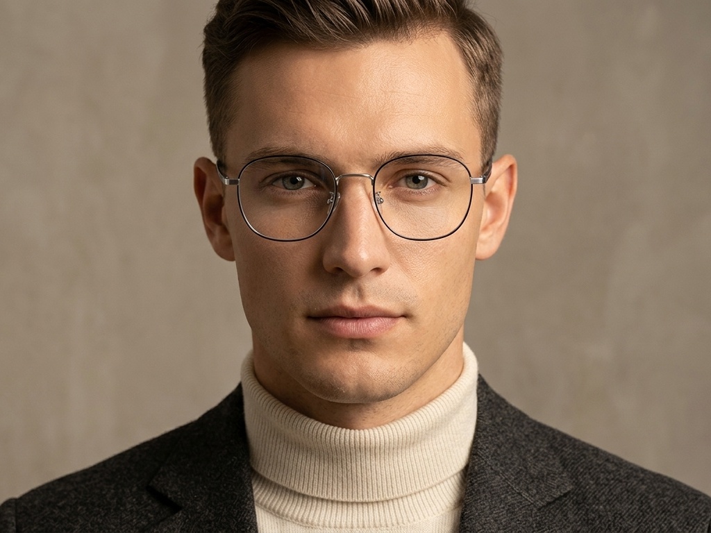 BS1924-0411_Black_Oval_Titanium_Glasses-tryon_male