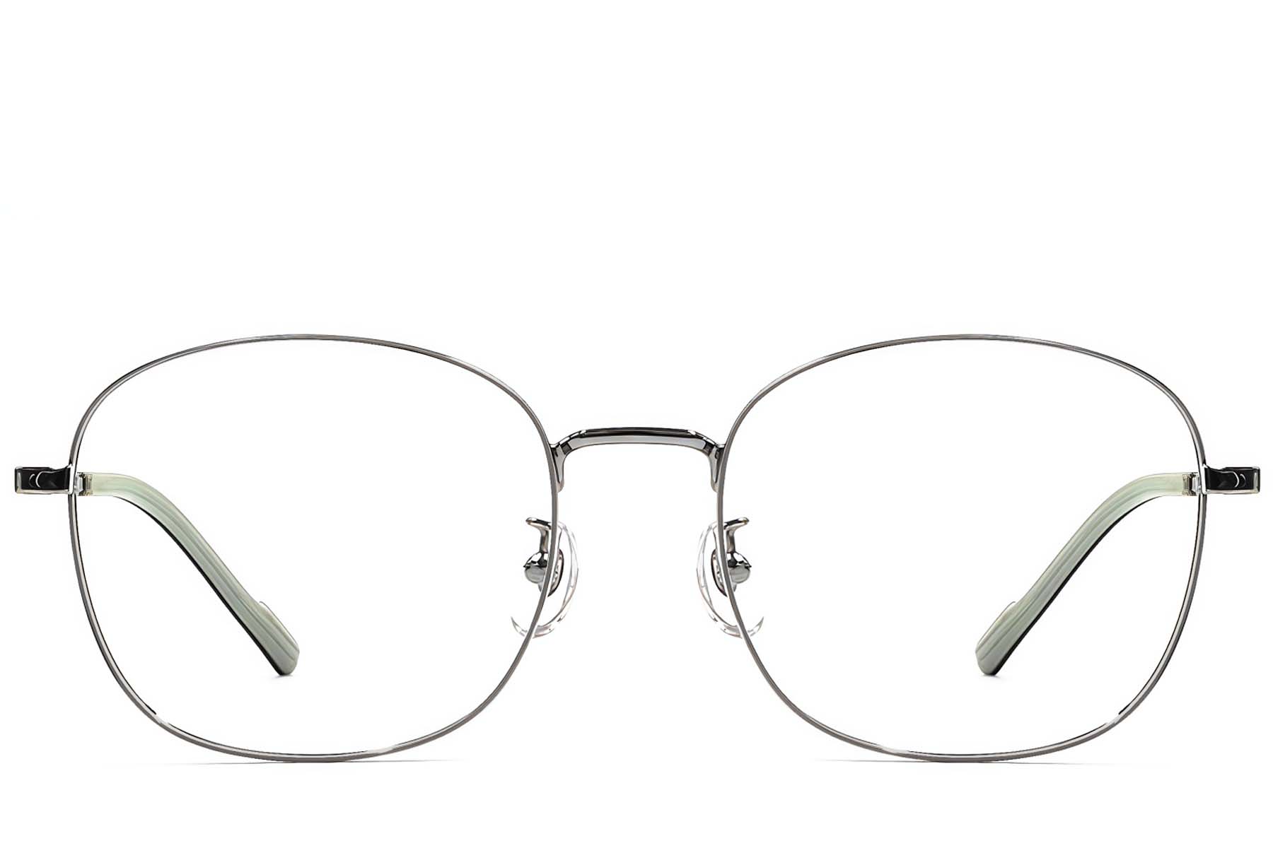 BS1924-0413_Grey_Oval_Titanium_Glasses_front
