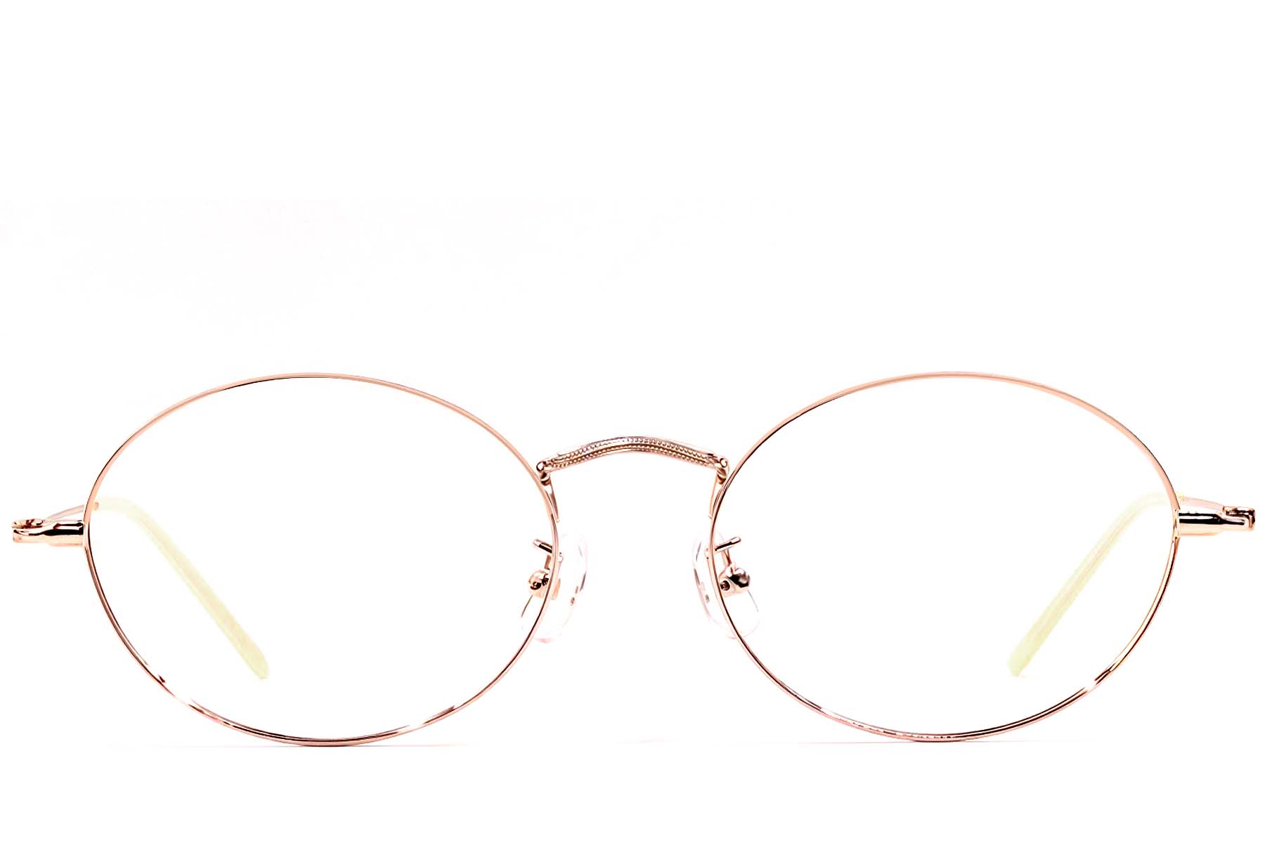 BS1924-0414_Pink_Oval_Metal_Glasses_front