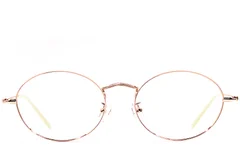 BS1924-0414_Pink_Oval_Metal_Glasses_front