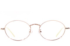 BS1924-0414_Pink_Oval_Metal_Glasses_front