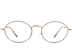 BS1924-0417_Tortoiseshell_Oval_Metal_Glasses_front
