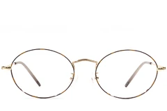 BS1924-0417_Tortoiseshell_Oval_Metal_Glasses_front