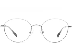 BS1924-0422_Silver_Oval_Metal_Glasses_front
