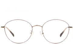 BS1924-0428_Brown_Oval_Metal_Glasses_front
