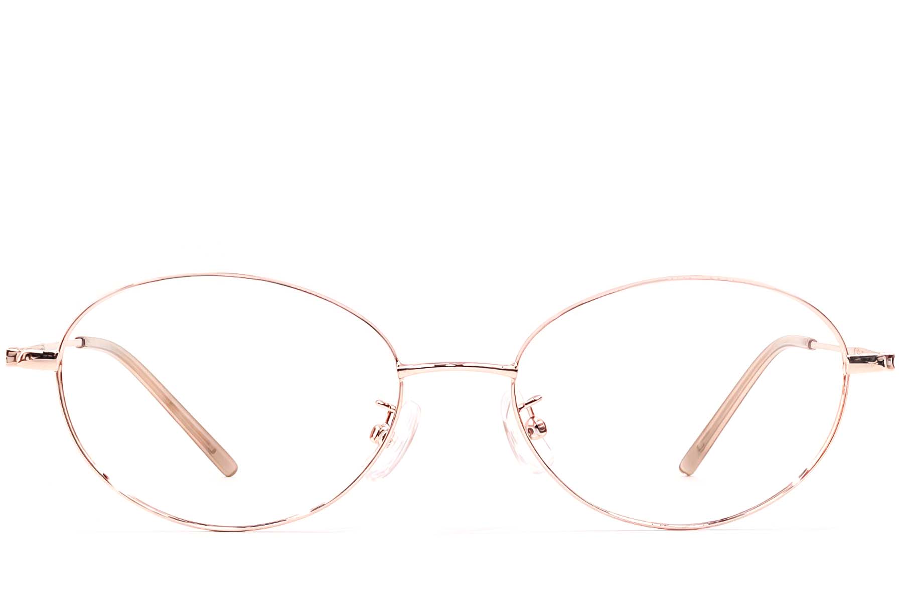BS1924-0429_Pink_Oval_Metal_Glasses_front