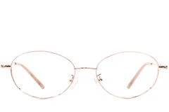 BS1924-0429_Pink_Oval_Metal_Glasses_front