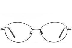 BS1924-0431_Black_Oval_Metal_Glasses_front