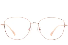 BS1924-0437_Pink_Oval_Metal_Glasses_front