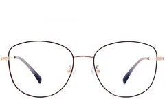 BS1924-0440_Black_Oval_Metal_Glasses_front
