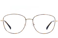 BS1924-0442_Tortoiseshell_Oval_Metal_Glasses_front