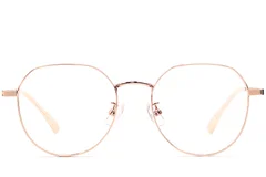 BS1924-0445_Pink_Oval_Metal_Glasses_front