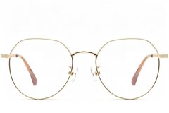 BS1924-0449_Golden_Oval_Metal_Glasses_front