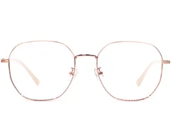 BS1924-0459_Pink_Geometric_Metal_Glasses_front