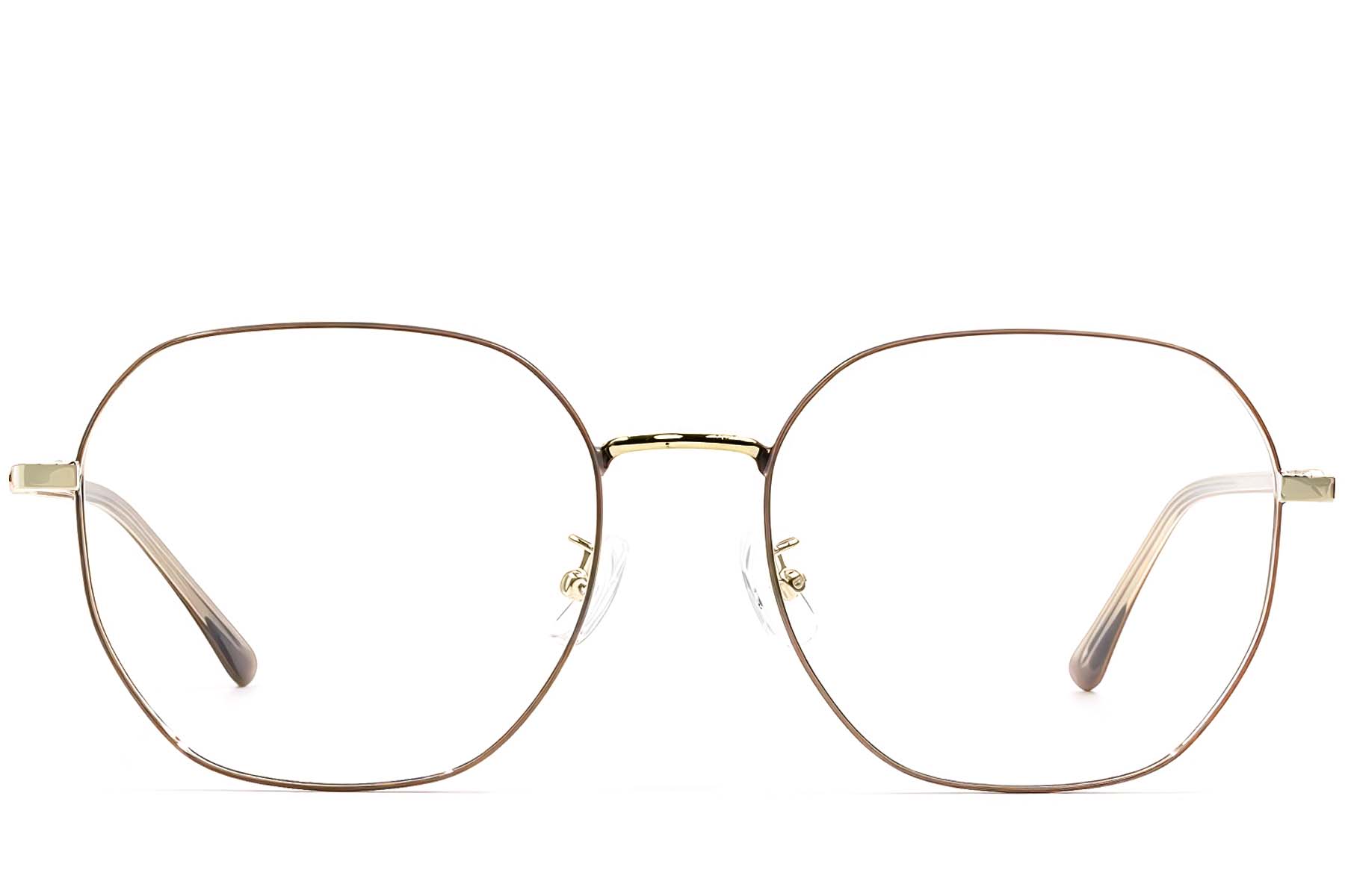 BS1924-0463_Brown_Geometric_Metal_Glasses_front