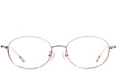 BS1924-0466_Pink_Oval_Metal_Glasses_front