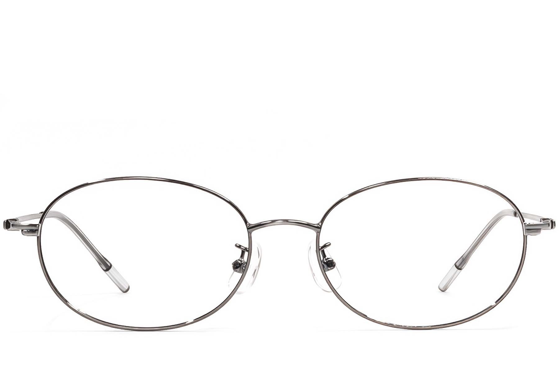 BS1924-0473_Grey_Oval_Metal_Glasses_front