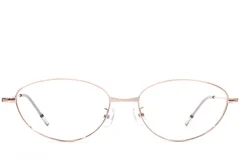 BS1924-0474_Pink_Oval_Metal_Glasses_front