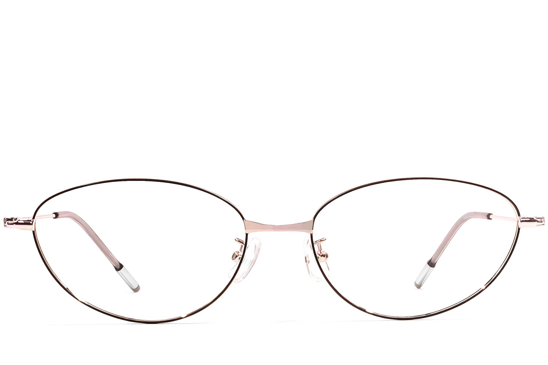 BS1924-0476_Black_Oval_Metal_Glasses_front