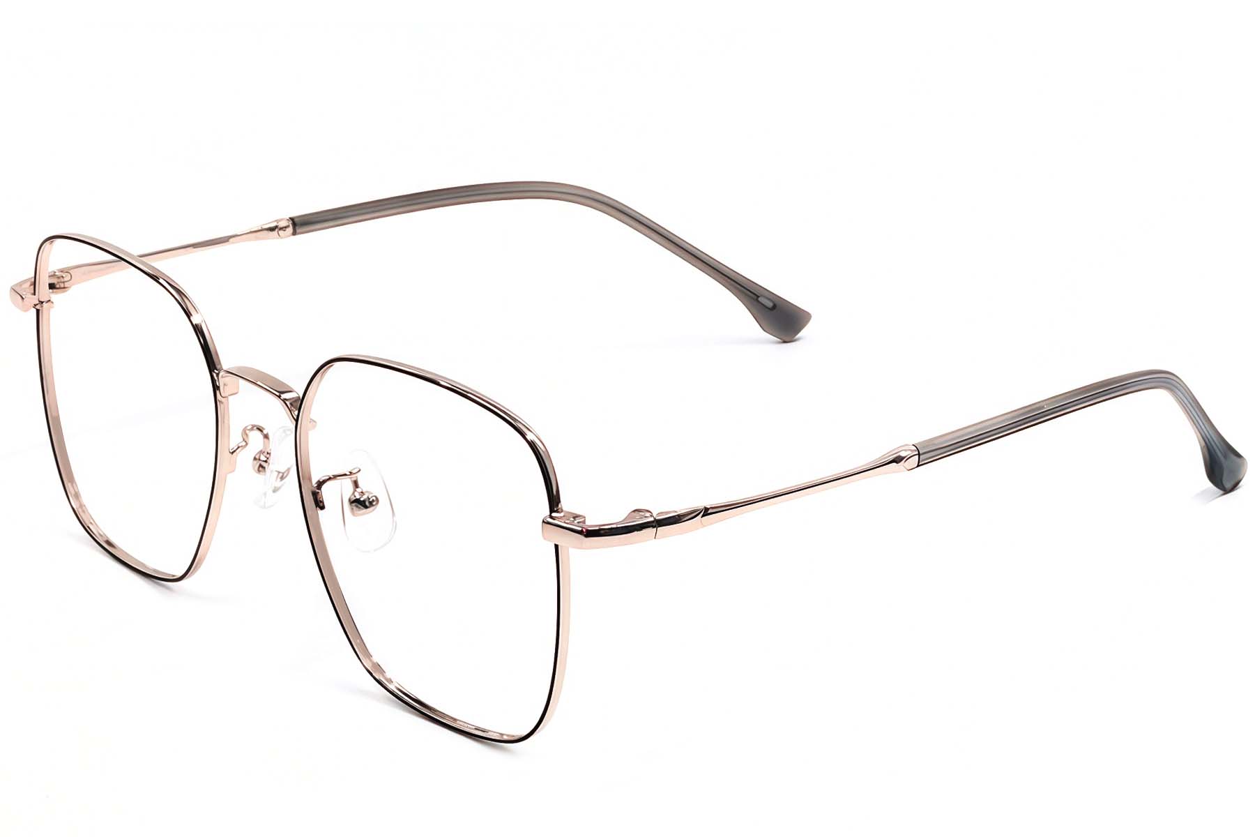 BS1924-0484_Black_Rectangular_Metal_Glasses_corner