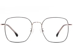 BS1924-0484_Black_Rectangular_Metal_Glasses_front