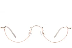 BS1924-0489_Pink_Semi-rimless_Metal_Glasses_front