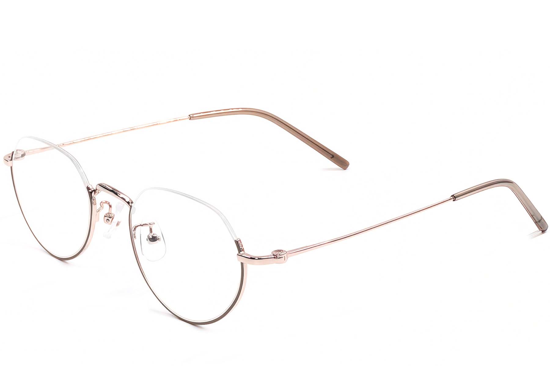 BS1924-0494_Brown_Semi-rimless_Metal_Glasses_corner