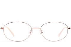 BS1924-0512_Pink_Oval_Metal_Glasses_front