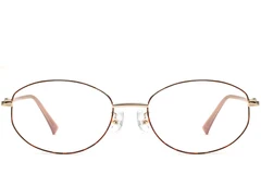 BS1924-0515_Tortoiseshell_Oval_Metal_Glasses_front