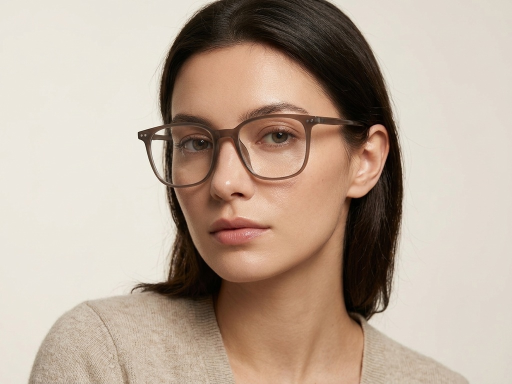 BS1924-0523_Brown_Rectangular_TR90_Glasses-tryon_female