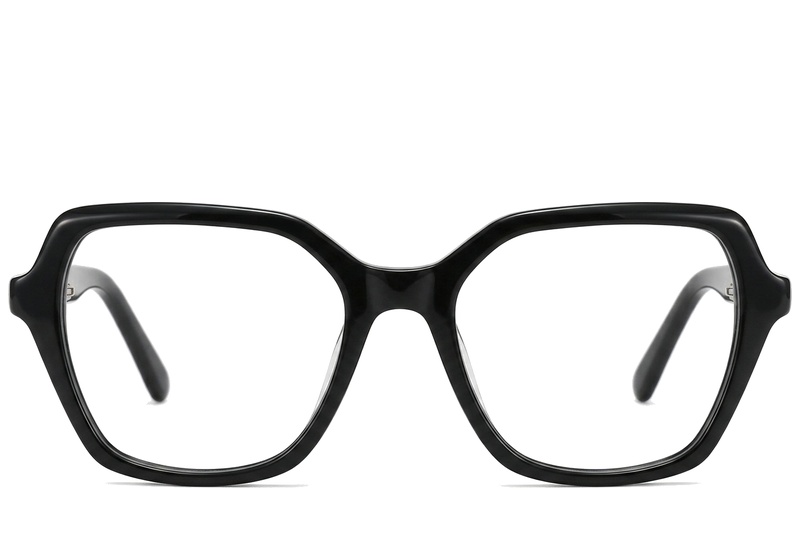 BS2012-0018_Black_Rectangular_Acetate_Glasses_corner-front