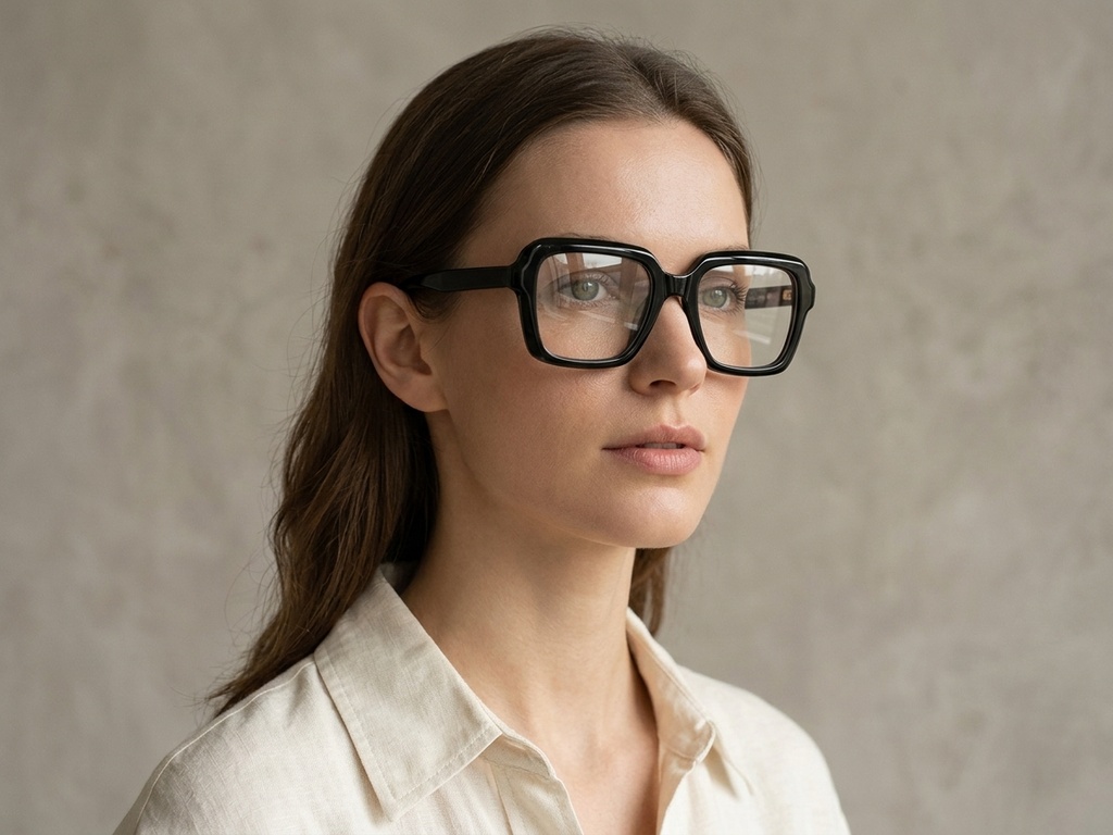 BS2012-0047_Black_Rectangular_Acetate_Glasses-tryon_female