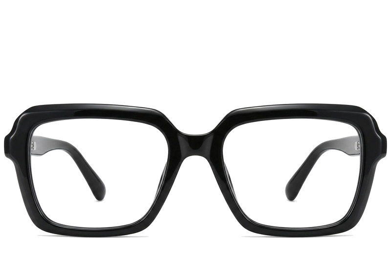 BS2012-0047_Black_Rectangular_Acetate_Glasses_corner-front
