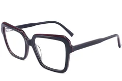 Rectangular Blue Acetate Glasses #BS2012-0049