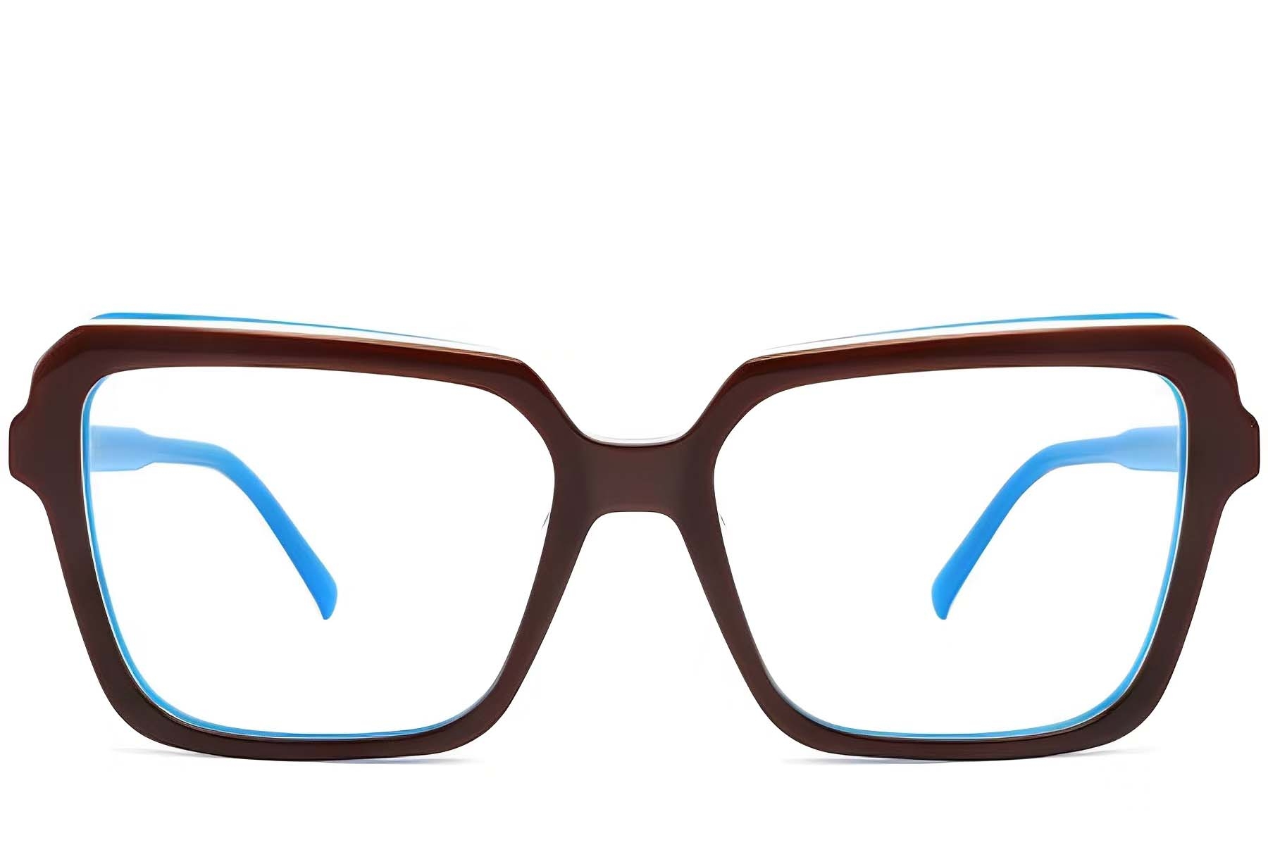 BS2012-0050_Blue_Rectangular_Acetate_Glasses_front