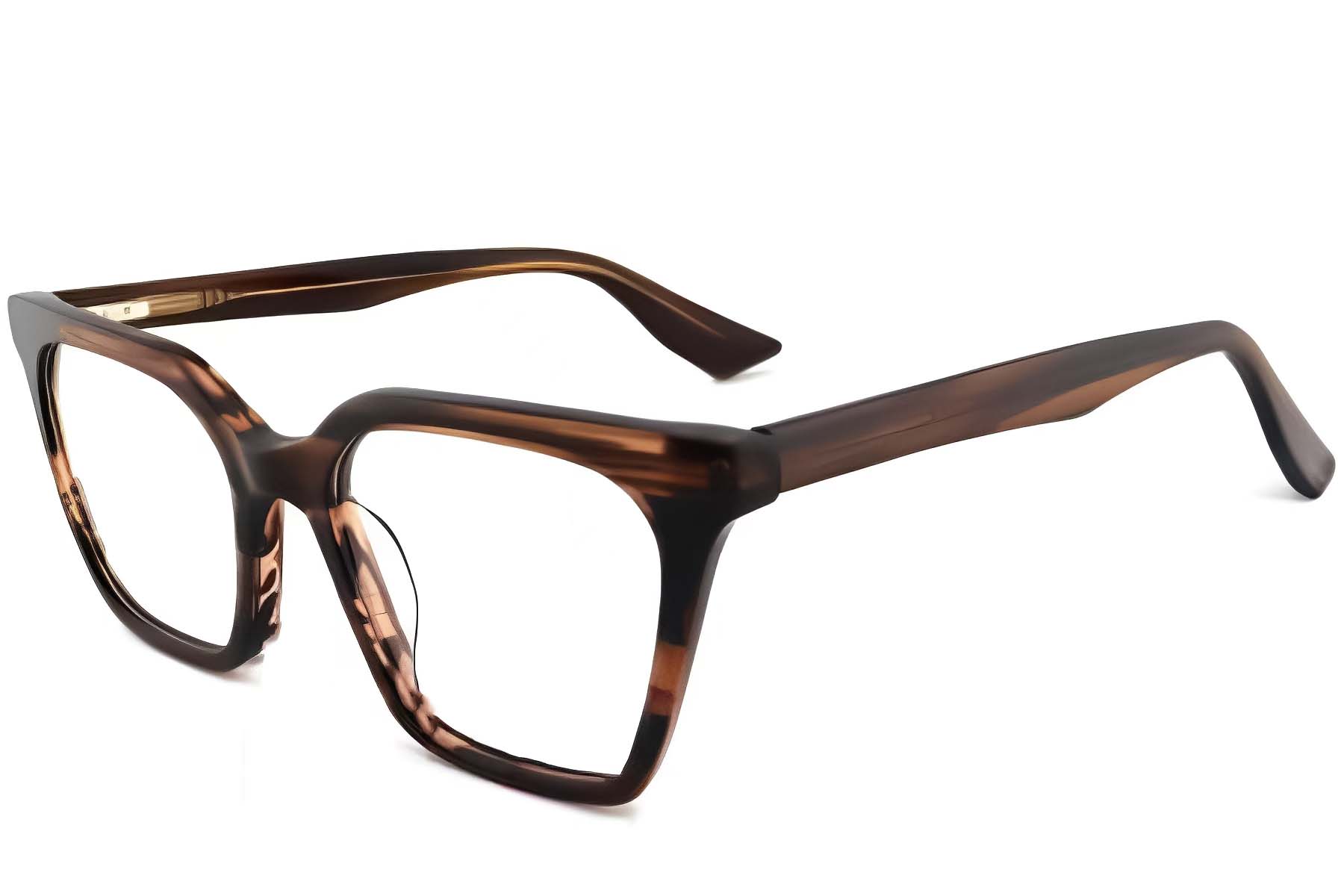 Rectangular Tortoiseshell Acetate Glasses #BS2012-0084