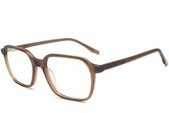 Gafas rectangulares de acetato marrón #BS2012-0111